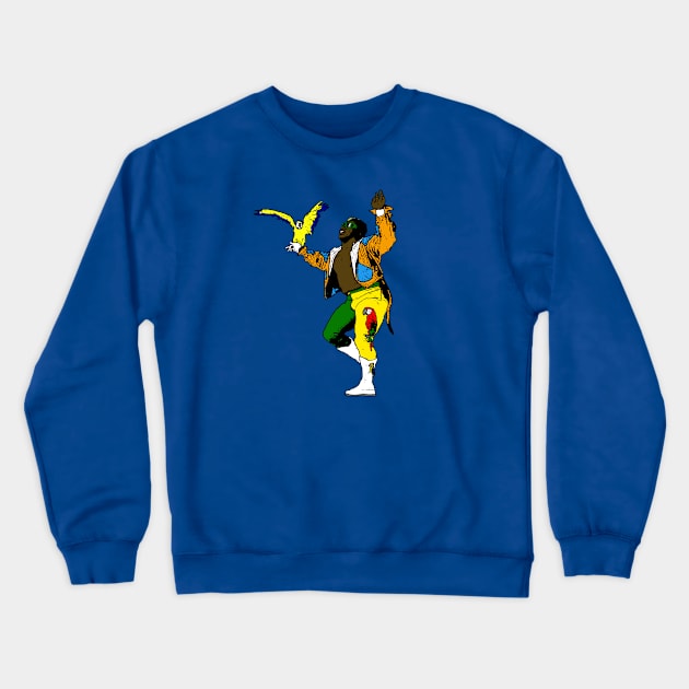 Frankie and the Bird Man Crewneck Sweatshirt by BradyRain